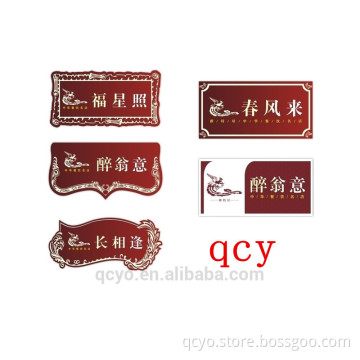 made of acrylic kingdly reminder tips for hotel